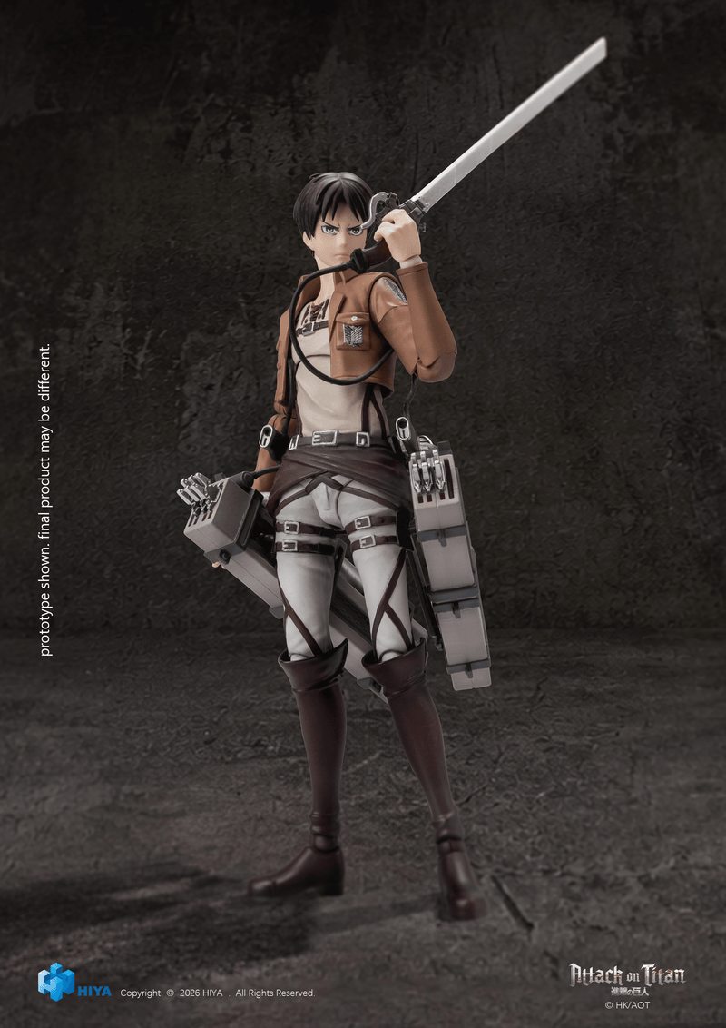 [Preorder][ETA Q4 2027] HIYA Exquisite Basic Series 1/12 5.9 Inch Attack on Titan 1-3 Eren Yeager Action Figure