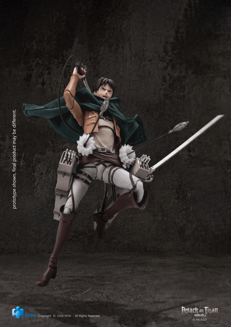 [Preorder][ETA Q4 2027] HIYA Exquisite Basic Series 1/12 5.9 Inch Attack on Titan 1-3 Eren Yeager Action Figure