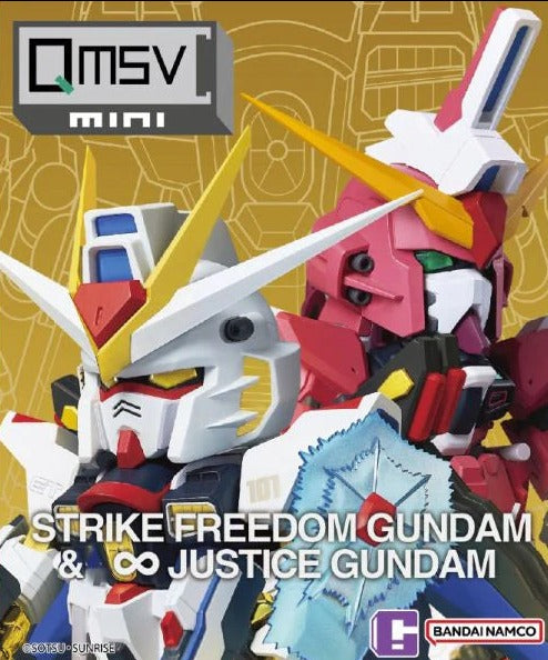 QMSV Mini - Strike Freedom Gundam & Infinite Justice Gundam - Single Blind Box