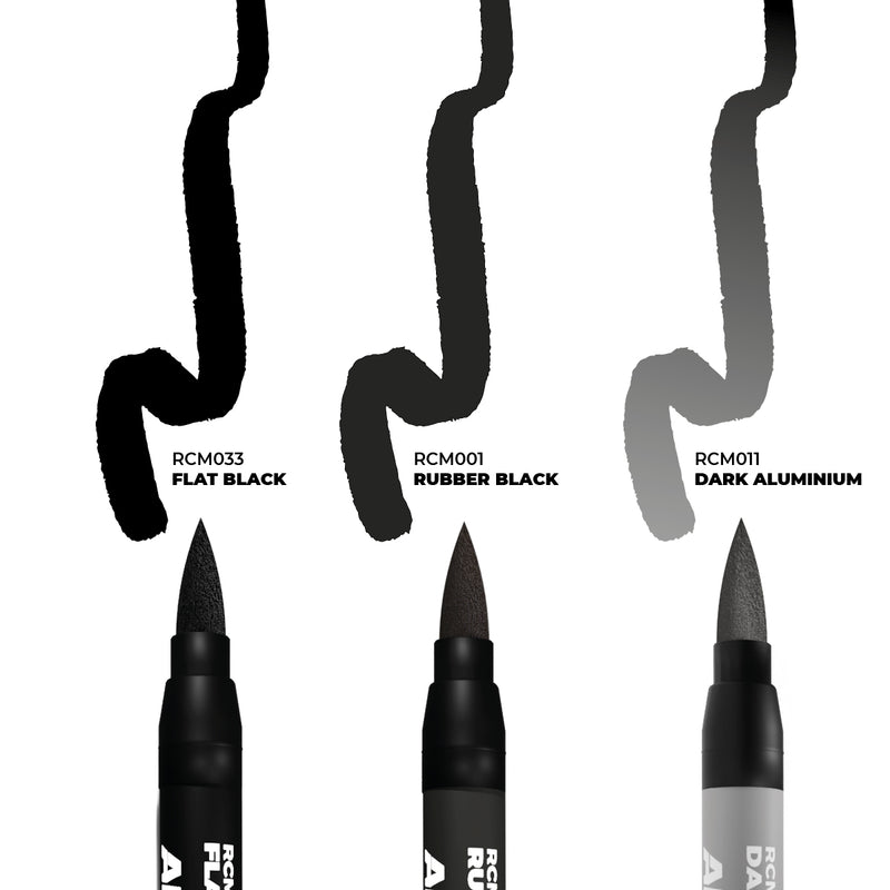 RCM102 Real Colors Markers - Wheels RC Markers Set (Pack Of 3)