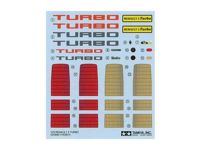 Renault 5 Turbo 1/24