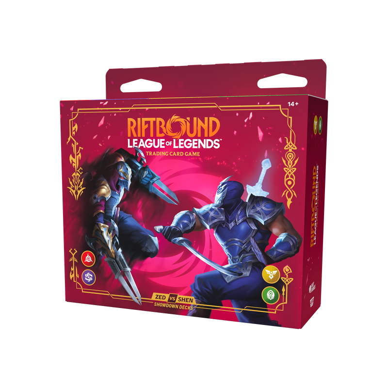 Riftbound League Of Legends TCG - Vendetta Zed vs Shen Starter Deck