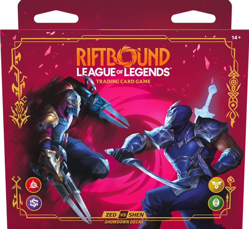 Riftbound League Of Legends TCG - Vendetta Zed vs Shen Starter Deck