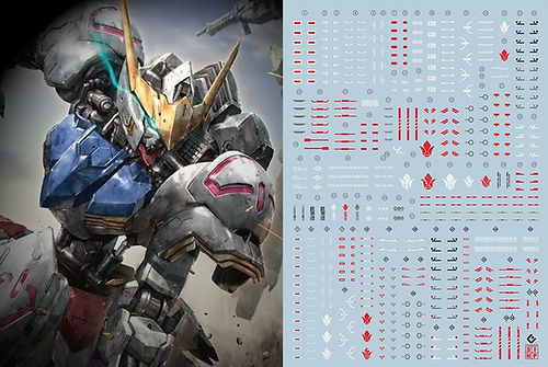 SIMP - F28 MG Barbatos Gundam Water Decal