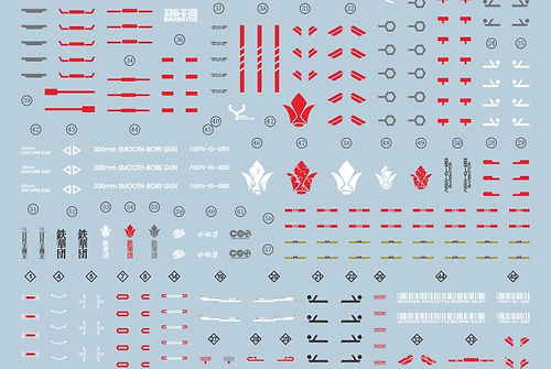 SIMP - F28 MG Barbatos Gundam Water Decal