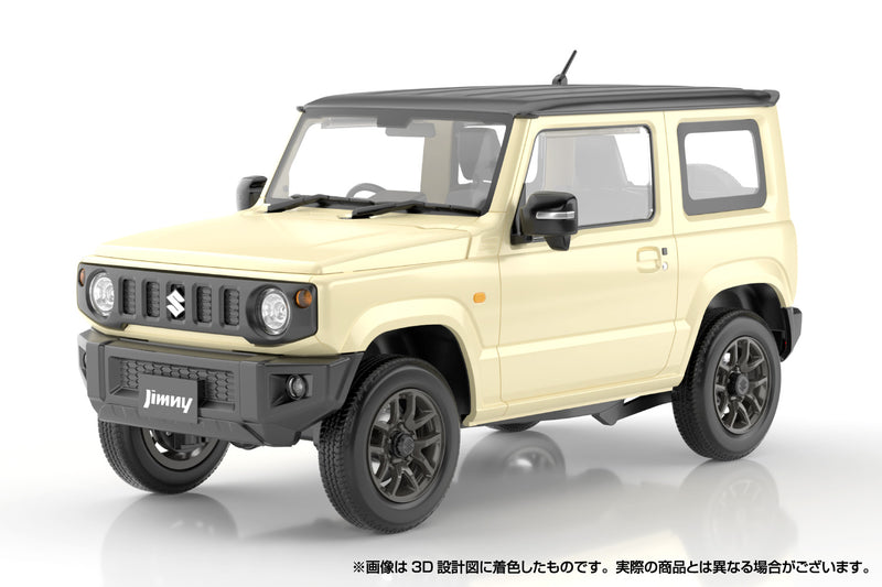 SNAP CAR #-CI JB64 Jimny 2018 Chiffon Ivory Metallic 1/24