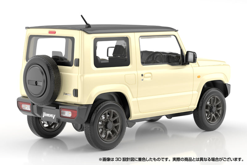 SNAP CAR #-CI JB64 Jimny 2018 Chiffon Ivory Metallic 1/24