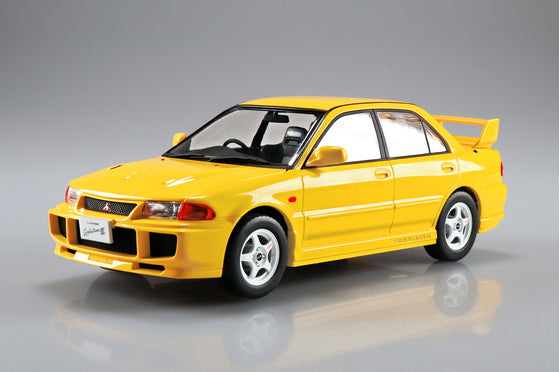 SNAP CAR #04-DY CE9A LANCER GSR Evolution III 1995 Dandelion Yellow 1/24