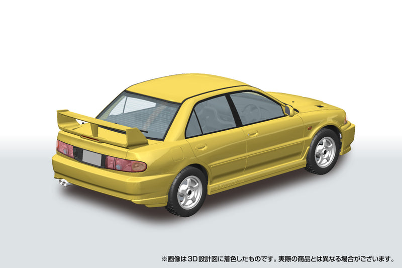 SNAP CAR #04-DY CE9A LANCER GSR Evolution III 1995 Dandelion Yellow 1/24