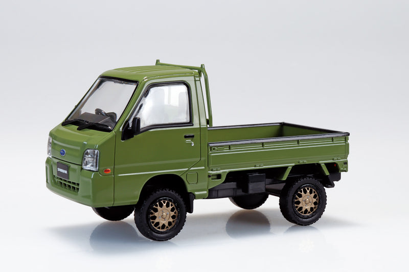 SNAP KIT #05CU-OG Subaru Sambar Truck Custom Wheels (Olive Green) – Truck kits 1/32