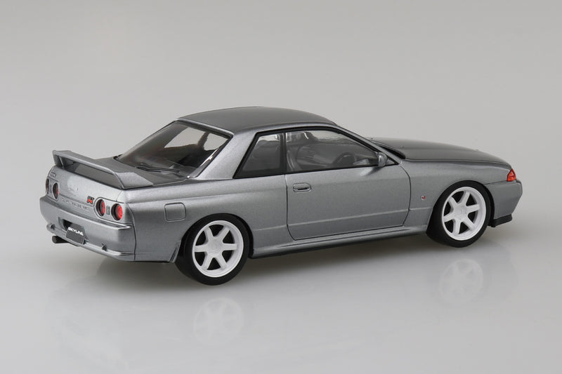 SNAP KIT #14CU-SS Nissan R32 Skyline GT-R Custom Wheel (Spark Silver) 1/32