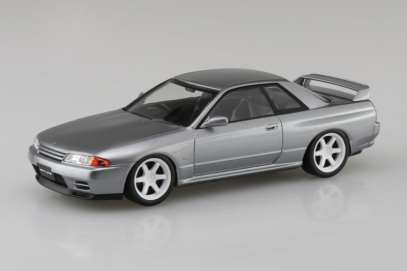 SNAP KIT #14CU-SS Nissan R32 Skyline GT-R Custom Wheel (Spark Silver) 1/32