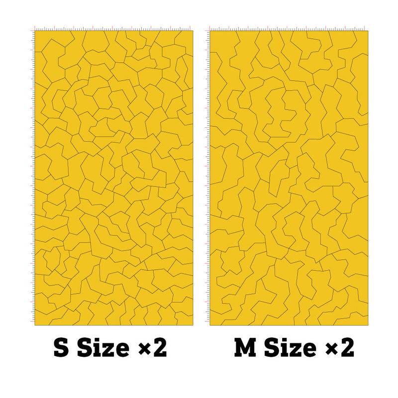 SPC-MSK Splinter Camo Masking Sheet [S Size x2/M Size x2] (4pcs)