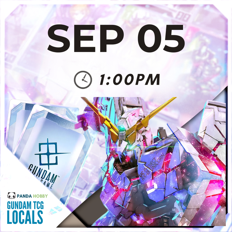[Sept 05 ~1:00PM] Gundam TCG Local Event
