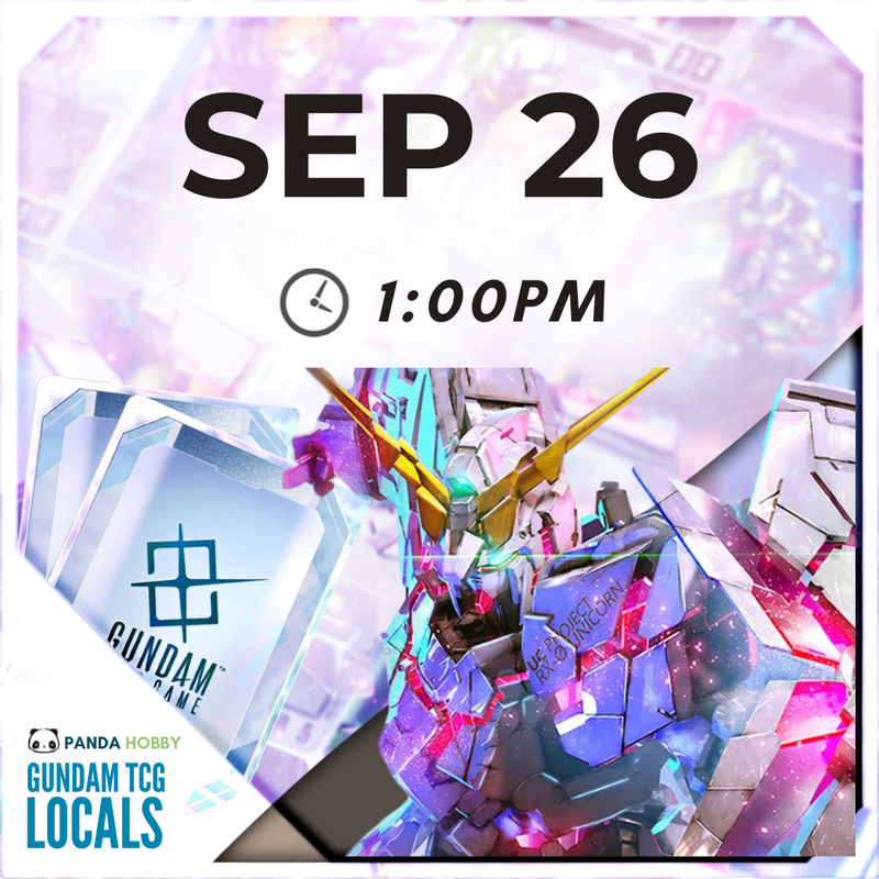 [Sept 26 ~1:00PM] Gundam TCG Local Event