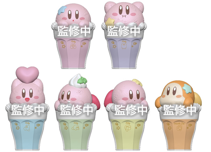 Shokugan - CharaLatte Float Case - Kirby - Single Blind Box