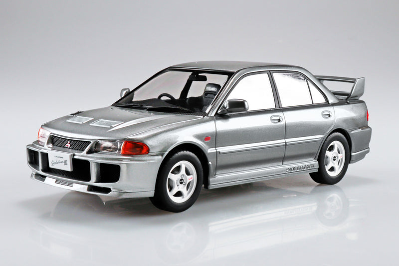 Snap Car 04-QS CE9A Lancer GSR Evolution III 1995 Queens Silver 1/24