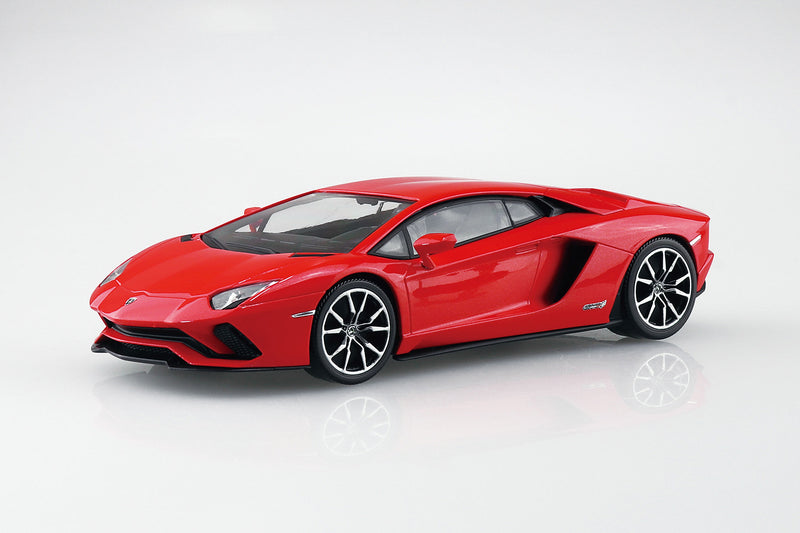 Snap Kit 12-C Lamborghini Aventador S (Pearl Red) 1/32