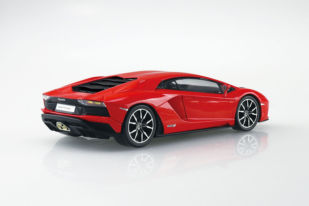 Snap Kit 12-C Lamborghini Aventador S (Pearl Red) 1/32