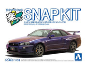 Snap Kit 12-MP Nissan R34 Skyline GT-R (Midnight Purple) 1/32