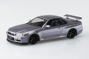 Snap Kit 12CU-AS Nissan R34 Skyline GT-R Custom Wheel (Athlete Silver) 1/32