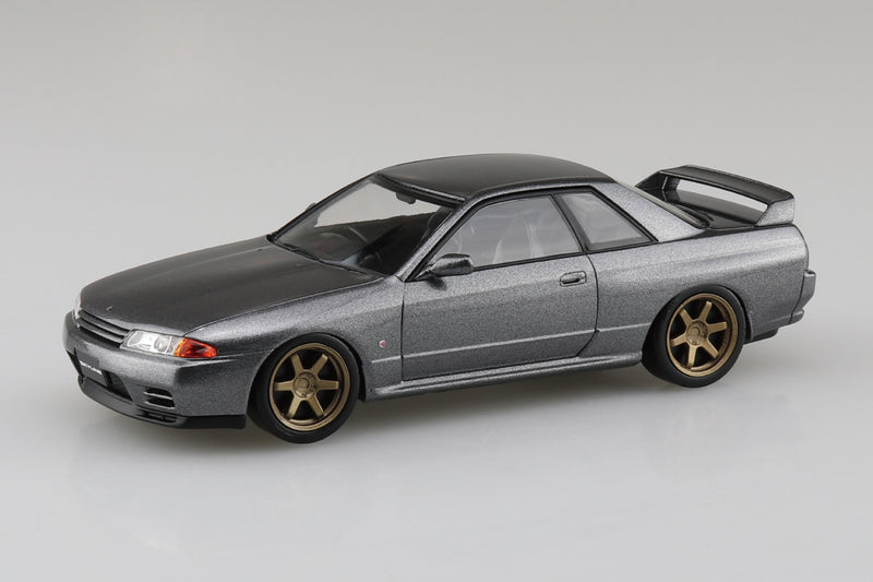 Snap Kit 14CU-GG Nissan R32 Skyline GT-R Custom Wheel (Gun Gray Metallic) 1/32