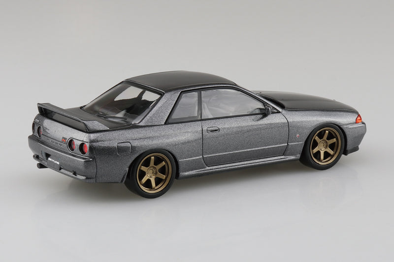 Snap Kit 14CU-GG Nissan R32 Skyline GT-R Custom Wheel (Gun Gray Metallic) 1/32