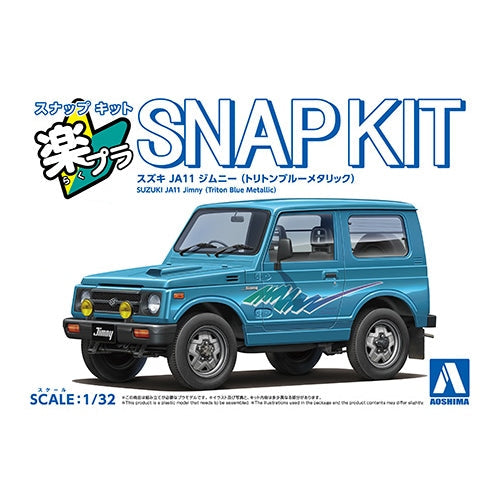 Snap Kit 18-TB Suzuki JA11 Jimny (Triton Blue Metallic) 1/32