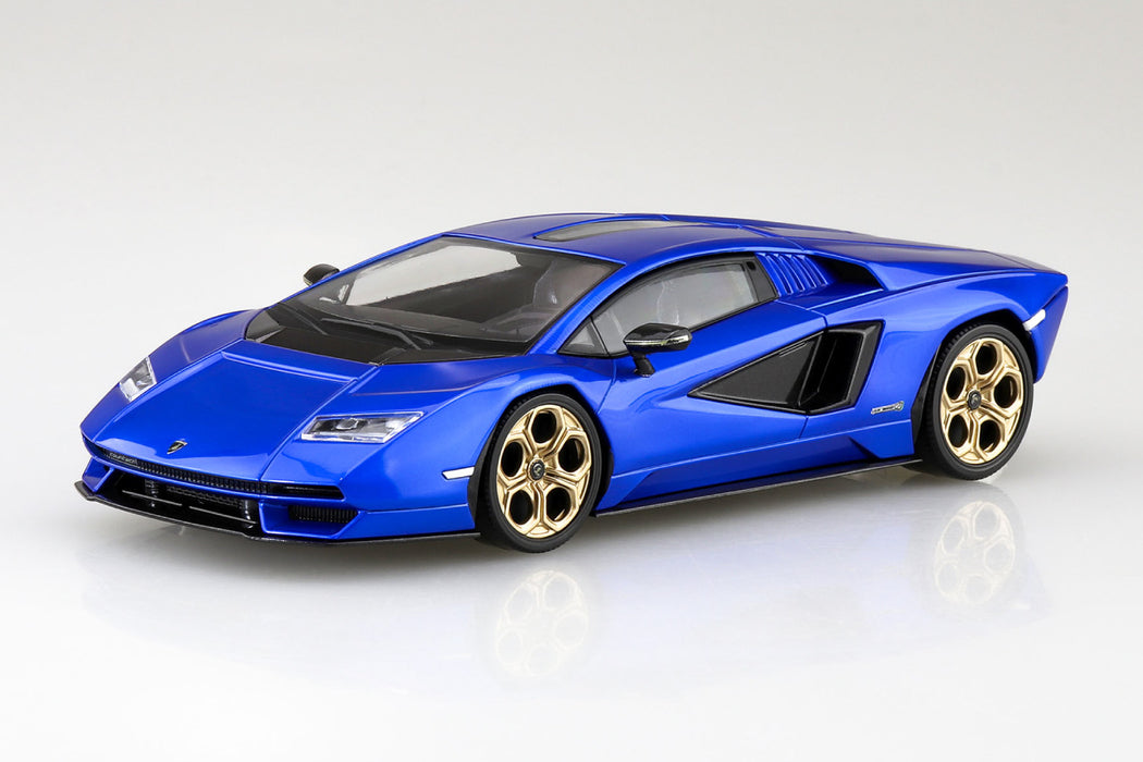 Snap Kit 19-F Lamborghini Countach LPI 800-4 (Metallic Blue) 1/32