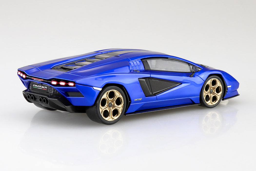 Snap Kit 19-F Lamborghini Countach LPI 800-4 (Metallic Blue) 1/32