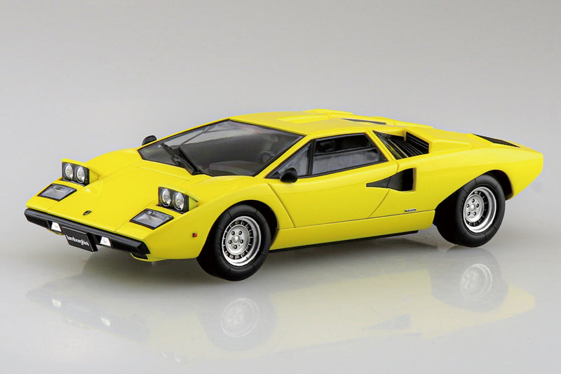 Snap Kit 20-B Lamborghini Countach LP400(Yellow) 1/32