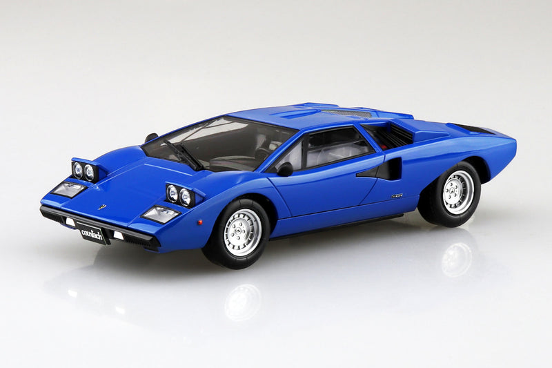 Snap Kit 20-E Lamborghini Countach LP400(Blue) 1/32