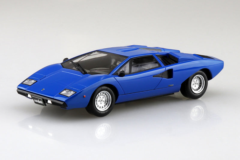 Snap Kit 20-E Lamborghini Countach LP400(Blue) 1/32