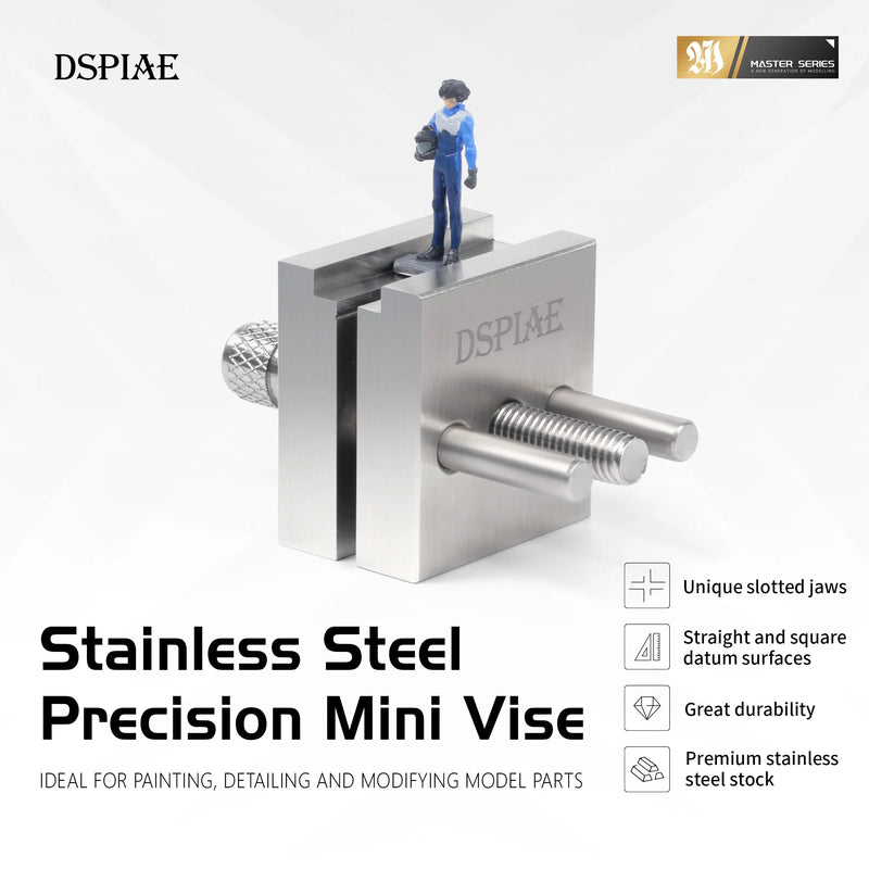 Stainless Steel Precision Mini Vise (Desktop Clamp) AT-MV