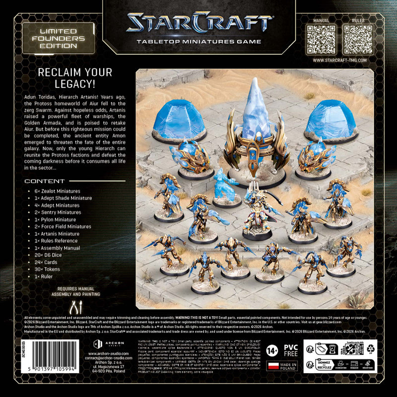 [Preorder DEPOSIT ONLY][ETA Q3 2026] StarCraft - Protoss Starter Set Founders Edition