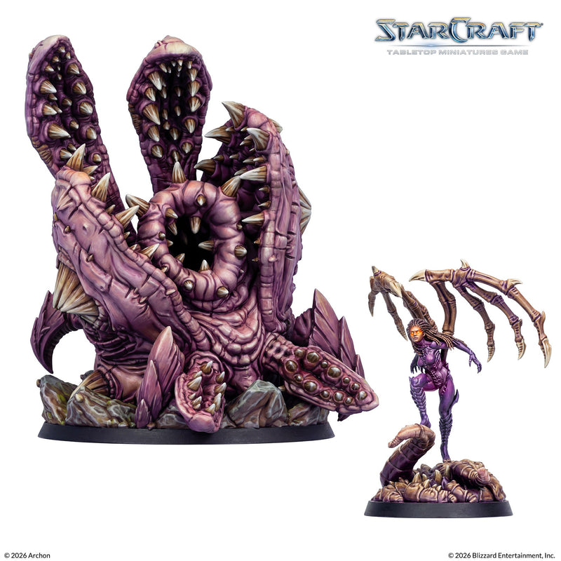 StarCraft - Zerg Kerrigan And Omega Worm