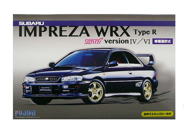 Subaru Impreza Sti Ver IV/VI W/ Window Frame Masking Seal 1/24