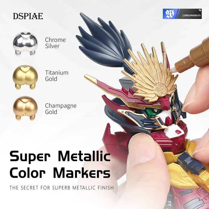 Super Metallic Color Markers MKS-02 - Titanium Gold