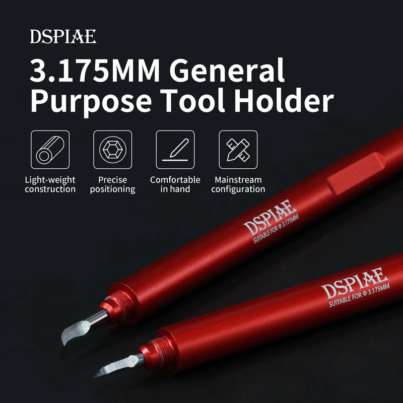 Tool Holder General Purpose (3.175mm Clamp Holding Handle for blades, broaches, etc) AT-EH