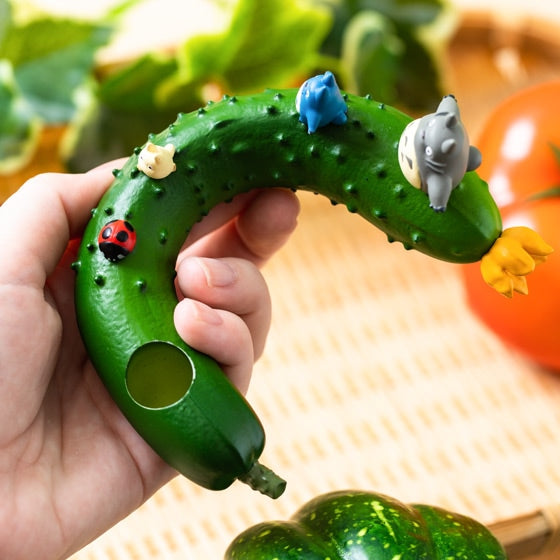 Totoro And Vegetable Single vase Cucumber - My Neighbor Totoro