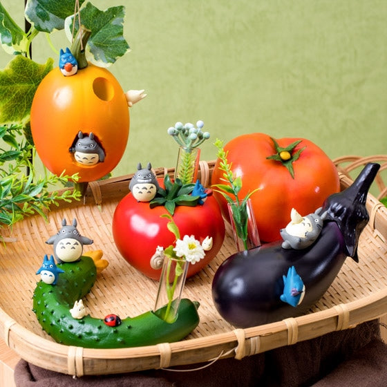 Totoro And Vegetable Single vase Tomato - My Neighbor Totoro