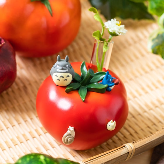 Totoro And Vegetable Single vase Tomato - My Neighbor Totoro