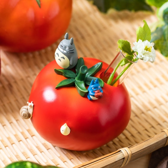 Totoro And Vegetable Single vase Tomato - My Neighbor Totoro