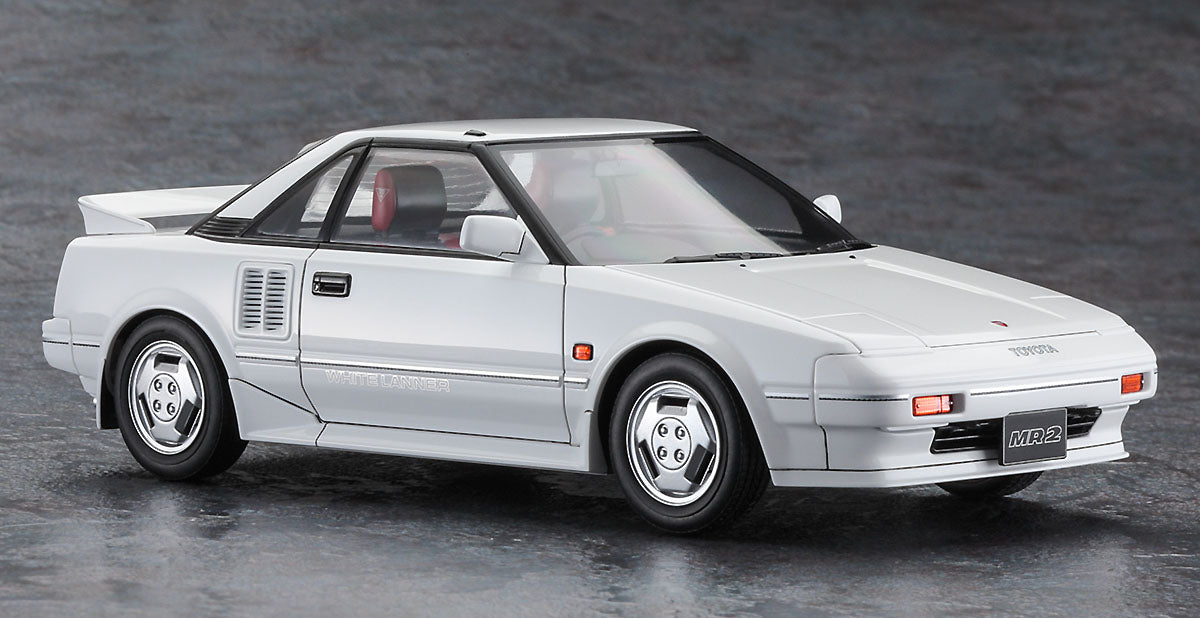 Toyota MR2 (AW11) Early Model White Runner 1/24