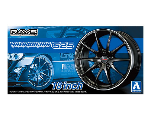 Tuned Parts No 105 Volk Racing G25 18 Inch Wheel Set 1/24