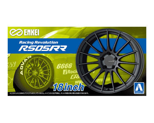Tuned Parts No 106 Enkei RS05RR 18 Inch Wheel Set 1/24
