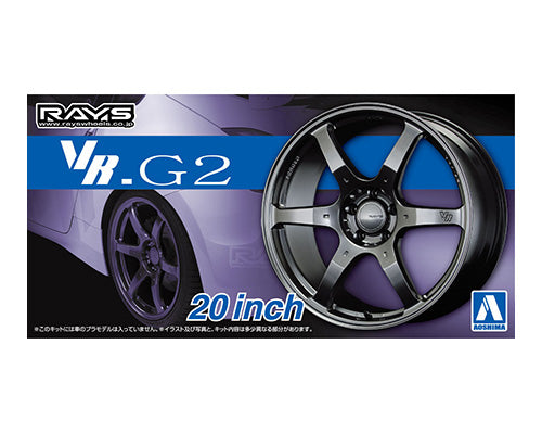 Tuned Parts No 83 Volk Racing VR.G2 20 Inch Wheel Set 1/24