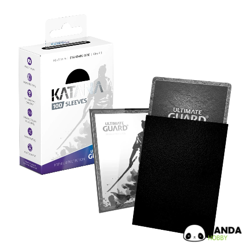 UG - Katana Sleeves Black - 100 Pack Standard Cards