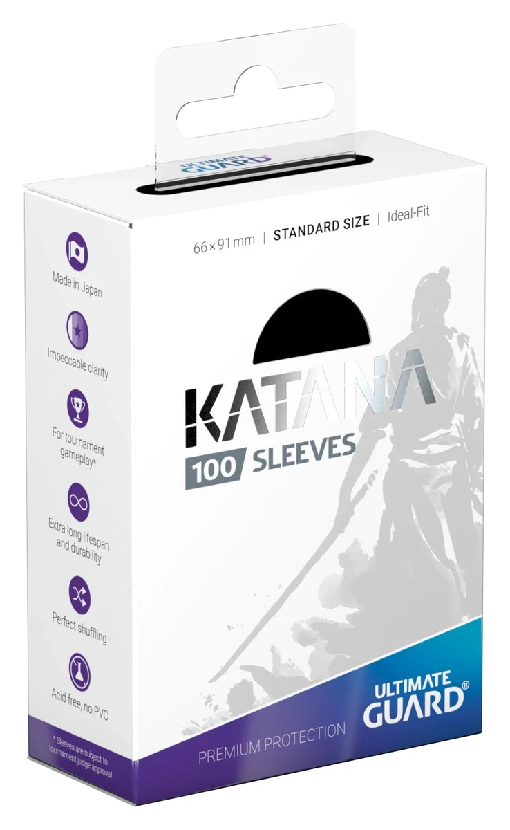 UG - Katana Sleeves Black - 100 Pack Standard Cards