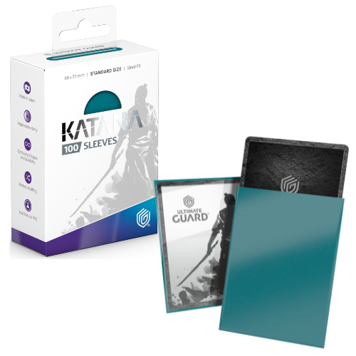 UG - Katana Sleeves Great Wave (Teal) - 100 Pack Standard Cards